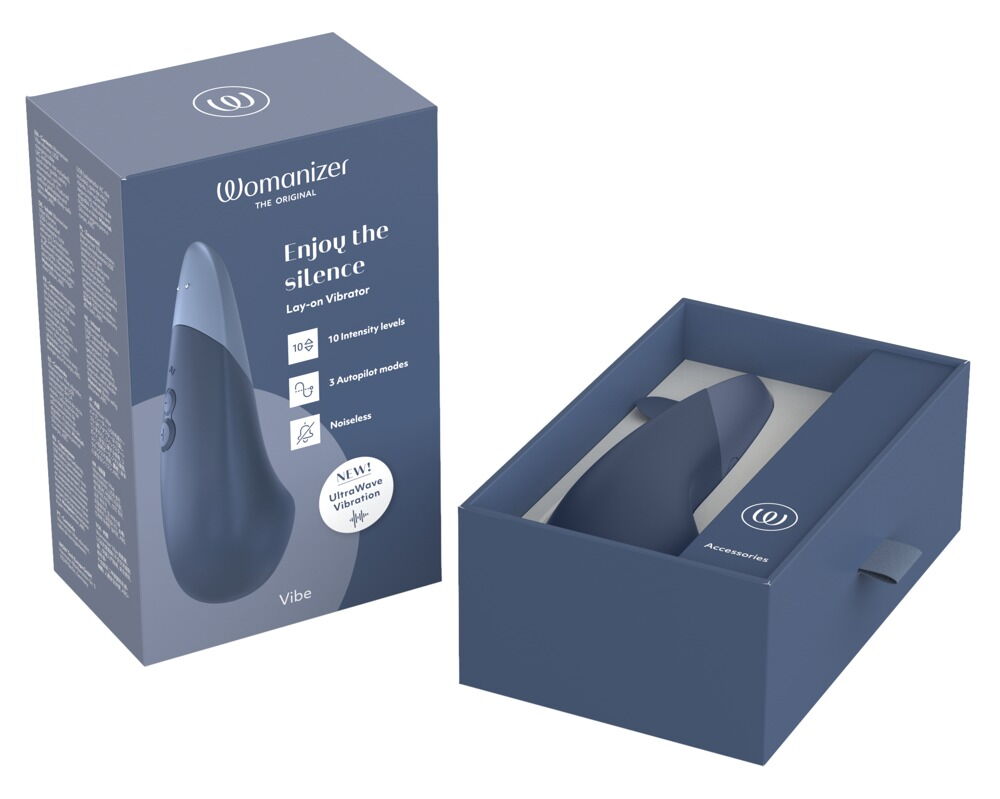 Auflegevibrator „Womanizer VIBE“ mit lautloser UltraWave-Vibration