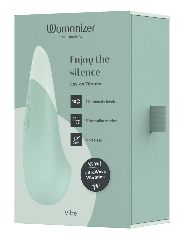 Auflegevibrator „Womanizer VIBE“ mit lautloser UltraWave-Vibration