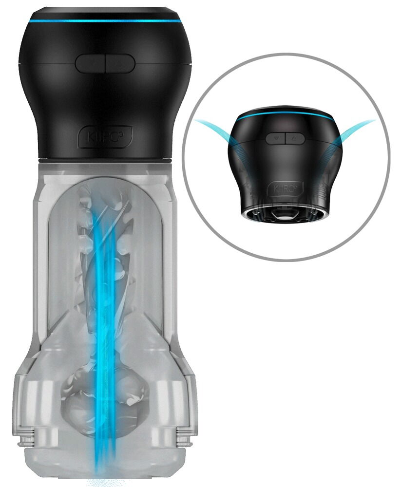 2-teiliges Masturbator-Set „Feel Pocket Stroker Crystal + PowerBlow Combo“